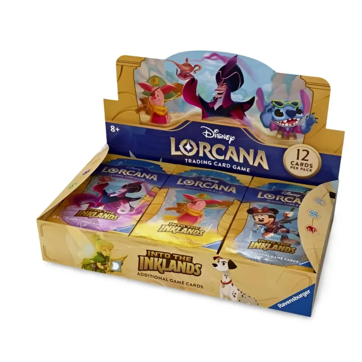 Disney Lorcana: Into the Inklands - Caja de Paquetes de refuerzo (24 unidades) (Inglés)